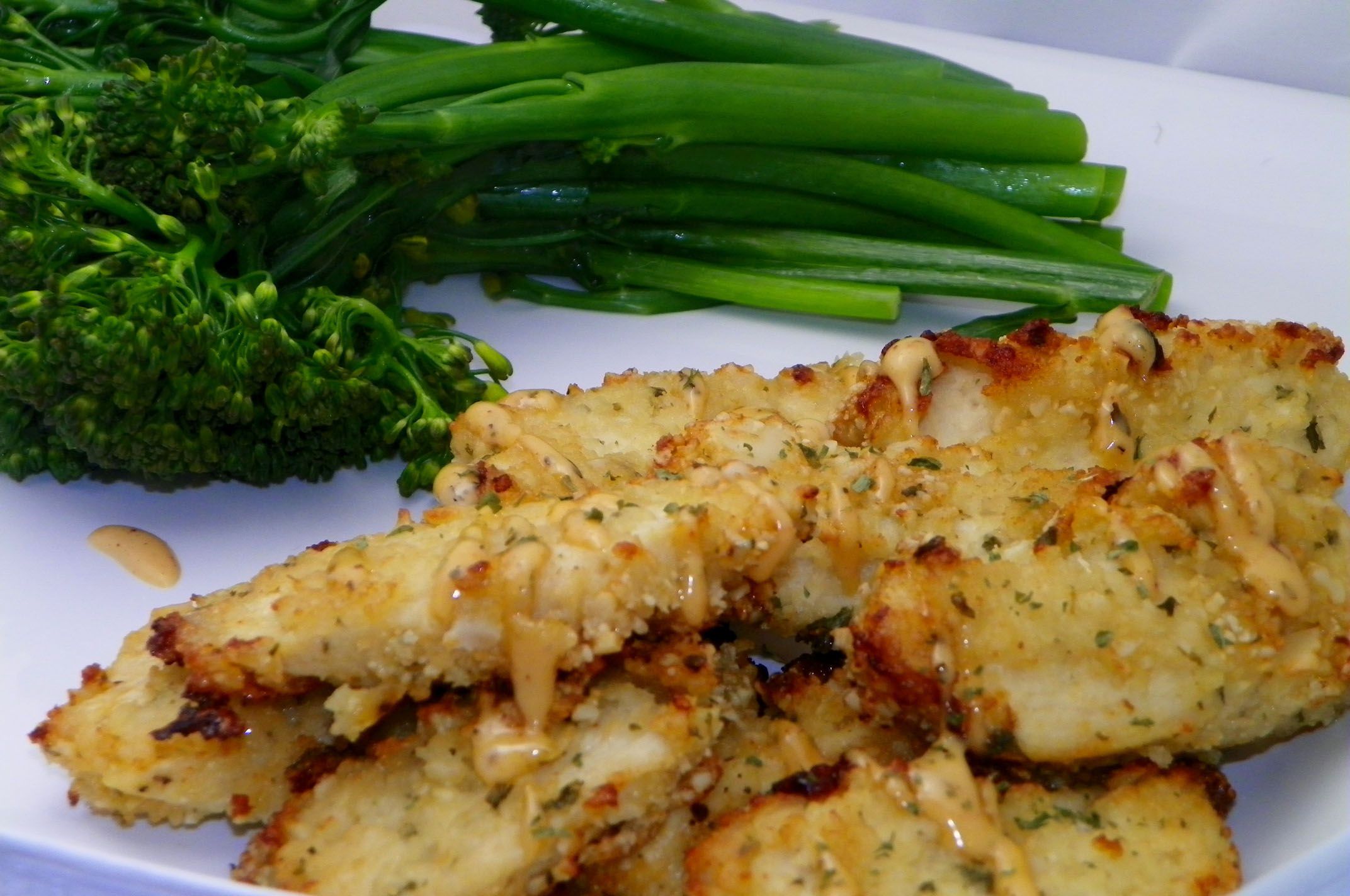 Almond Crusted Chicken Tenders Around My Family Table
