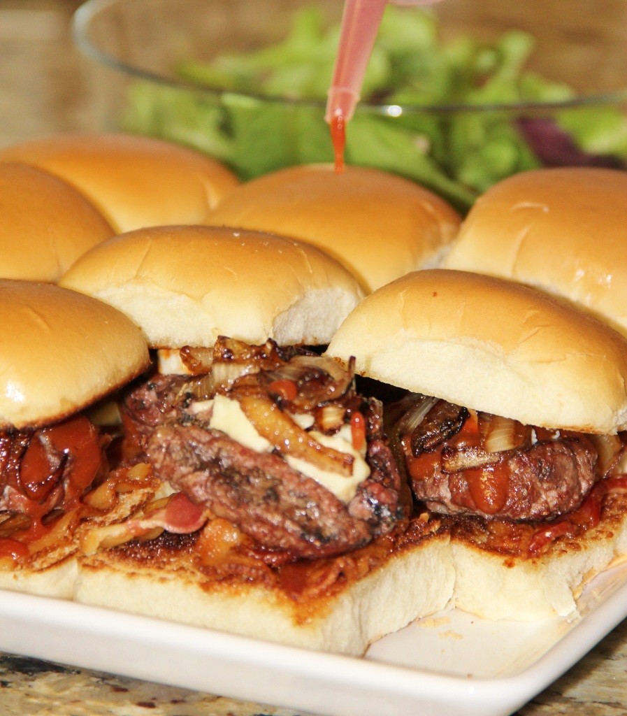 Bacon & Blue BBQ Sliders