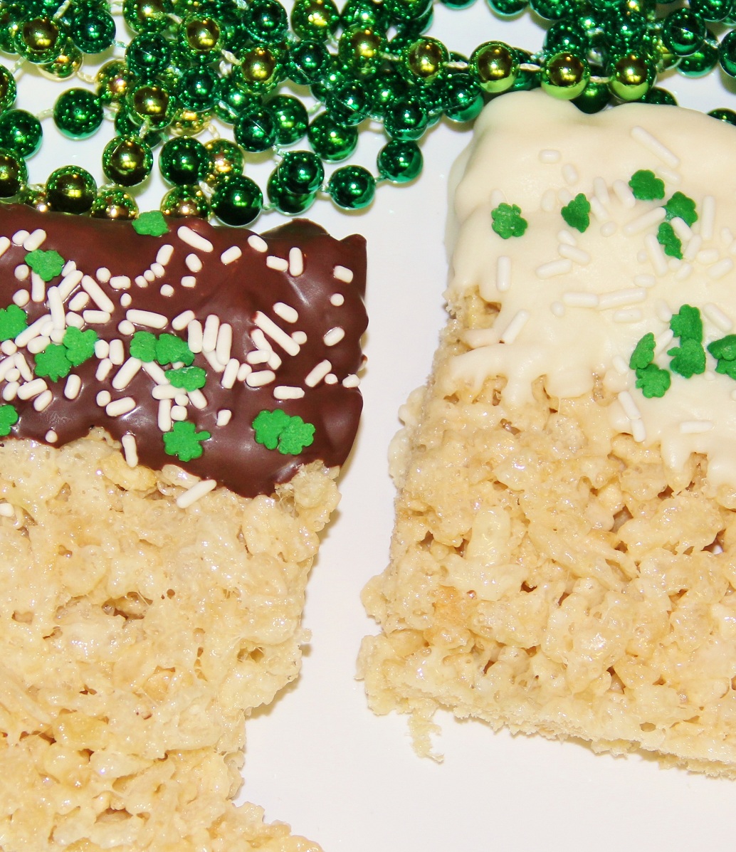 rice crispy treats for st patricks day