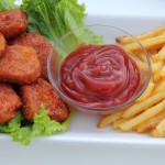 Sticky Sweet & Spicy Chicken Nuggets