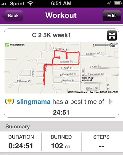 Couch 2 5K Week 1