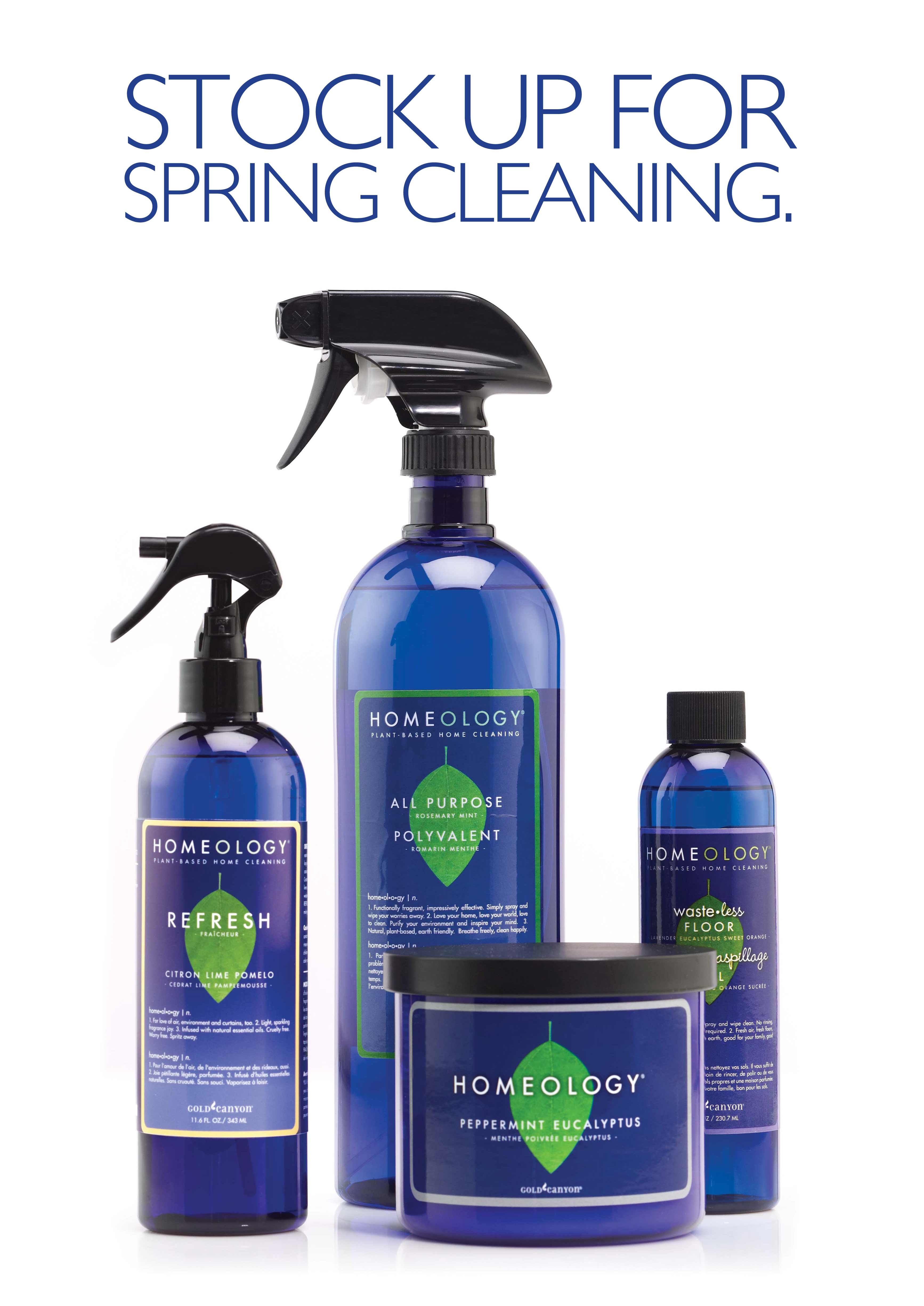 Spring Cleaning with Homeology Spring Cleaning with Homeology