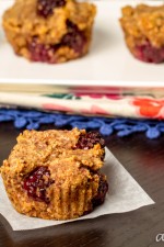 Blackberry Almond Meal Muffins