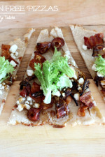 Grilled Gluten Free and Vegan Pizza Crust