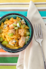 Buffalo Chicken Macaroni and Cheese #15MinuteSuppers