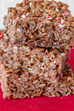 Chocolate Peppermint Rice Krispies Treats...perfect for the holidays! {and they're allergy friendly too}