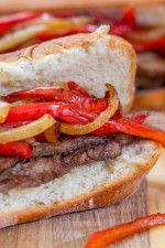 The most amazing Steak & Pepper Sandwiches (at home) #15MinuteSuppers
