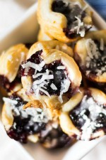 Blueberry Cottage Cheese Cookies