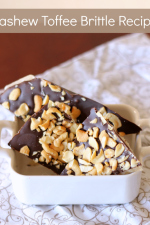 Cashew Toffee Brittle Recipe