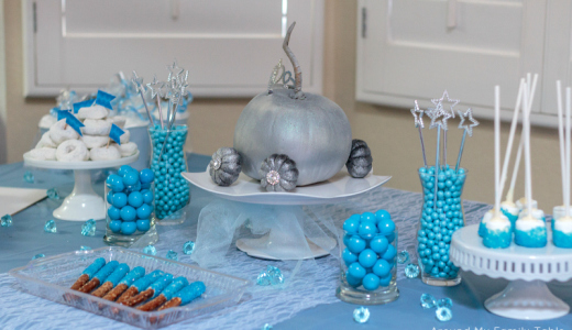 Get all the details and recipes to host the perfect Cinderella Theme Party for your little princess.