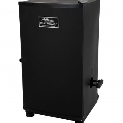 20070910 30-inch Electric Digital Smokehouse Black w/ Top Rear Control Panel