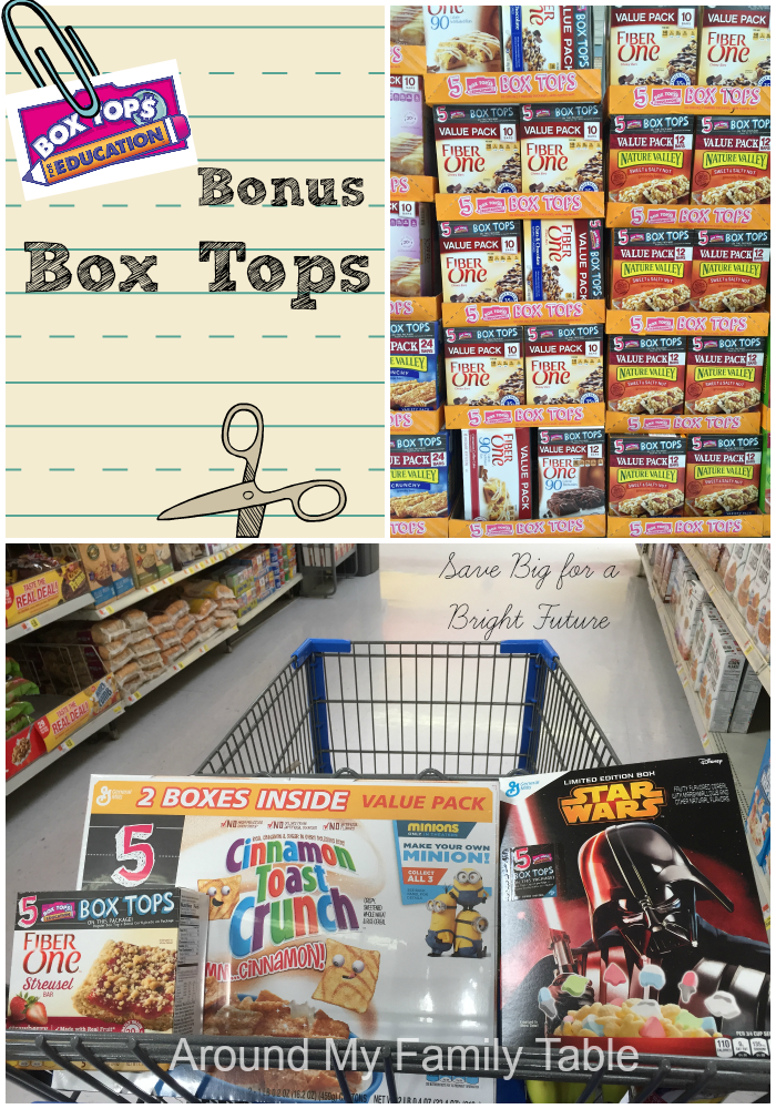 Get Your Bonus Box Tops for Education Around My Family Table