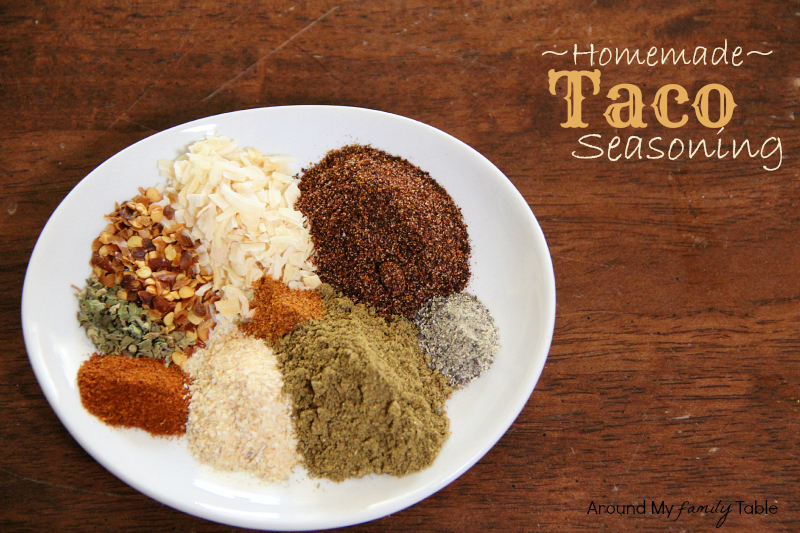 titled image (and shown) Homemade Taco Seasoning