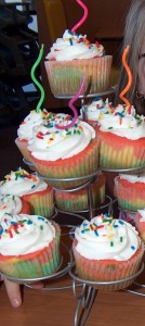 Rainbow Cupcakes