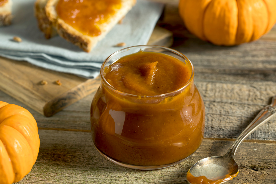 If fall had a flavor, it would be pumpkin butter.  This Slow Cooker Pumpkin Butter recipe is so easy and the cinnamon, nutmeg, and clove flavors have lots of time to develop and transform your pumpkin into something amazing.
