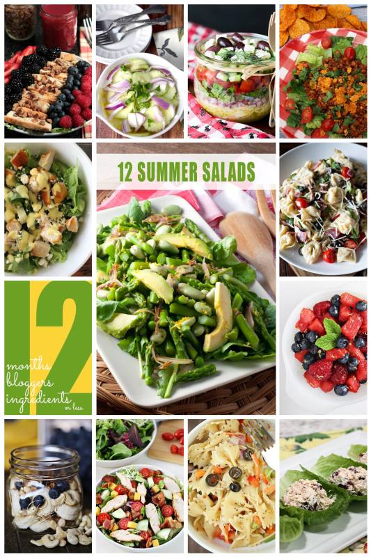 12 summer salads that are all 12 ingredients or less