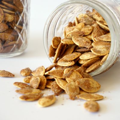 Roasted Spiced Pumpkin Seeds