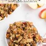 Sausage Dressing with Apples and Bacon