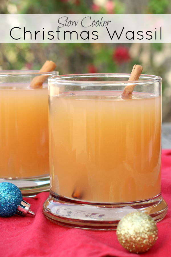 titled image - slow cooker Christmas wassail