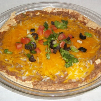 Stupid 4 Ingredient Taco Dip