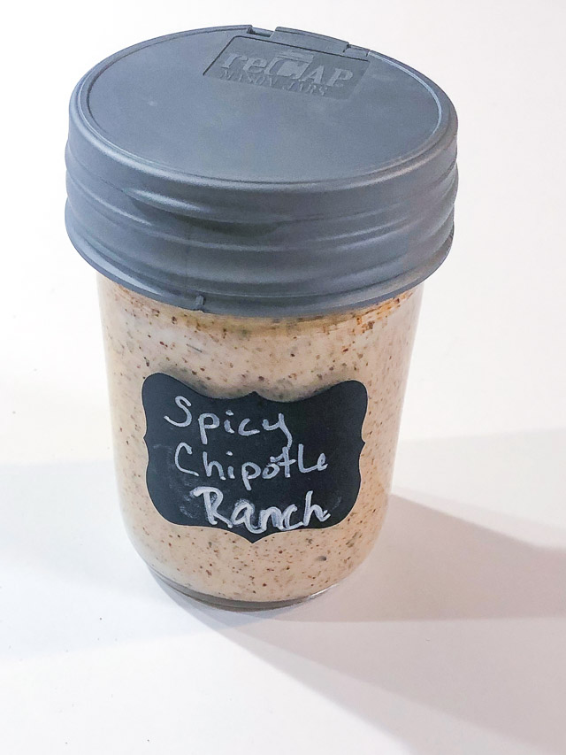bottle of spicy chipotle ranch