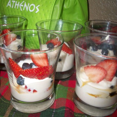 Greek Yogurt with Fresh Berries