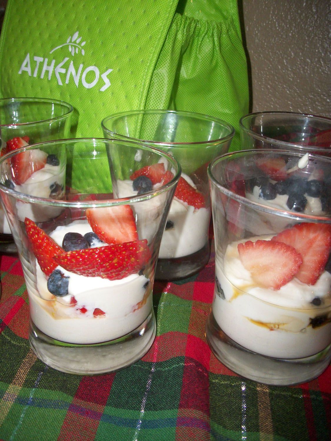 Greek Yogurt with Fresh Berries - Around My Family Table