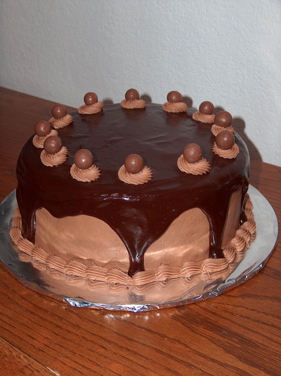 Chocolate Malt Cake With Ganache Around My Family Table