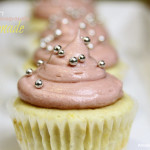Pomegranate Lemonade Cupcakes