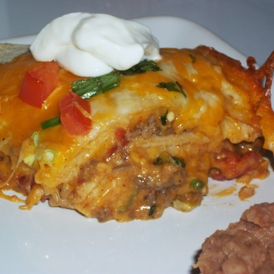 Mexican Lasagna Casserole