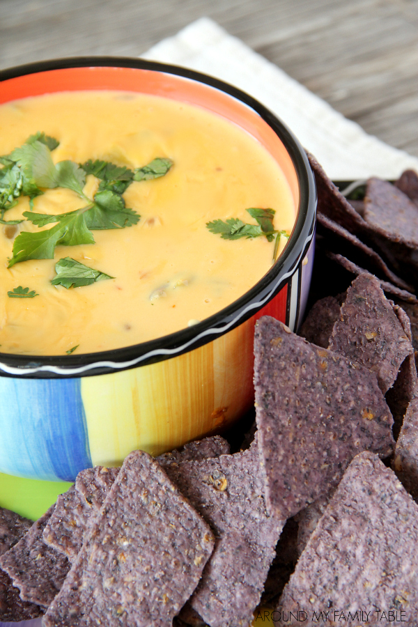 Everyone says the same thing when they first try this dip. They tell me, "the is the The Best Chile con Queso EVER"! 