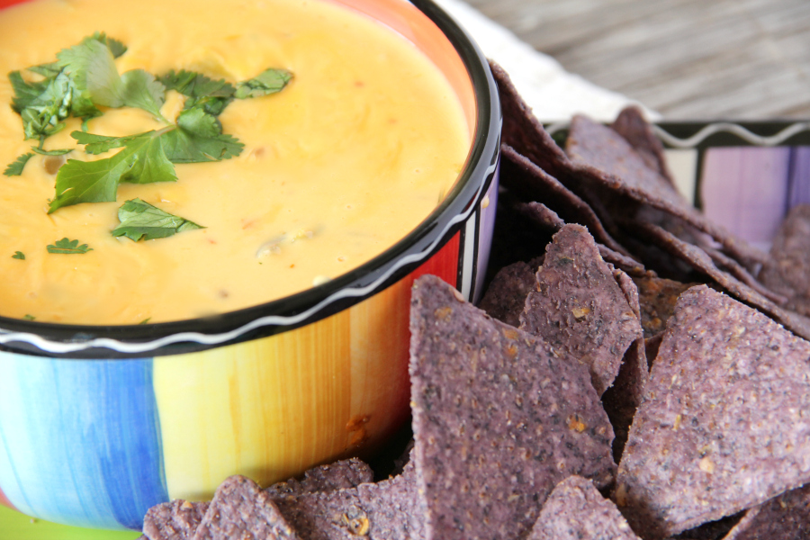 Everyone says the same thing when they first try this dip. They tell me, "the is the The Best Chile con Queso EVER"! 