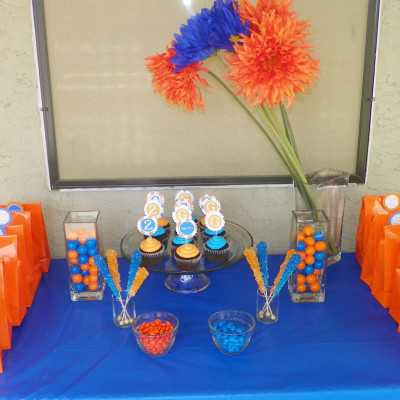 Blue & Orange Birthday Party