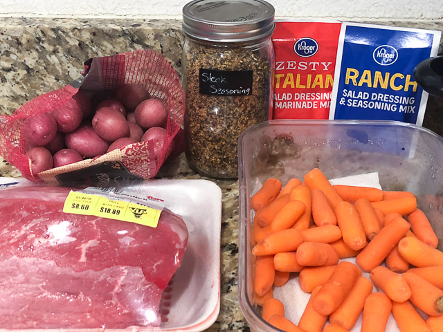 ingredients for pot roast