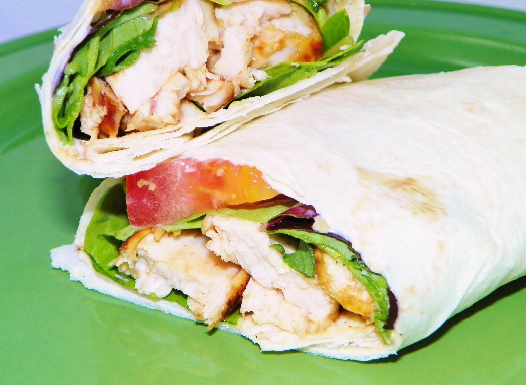 BBQ Chicken Wraps with Garlic Aioli Around My Family Table