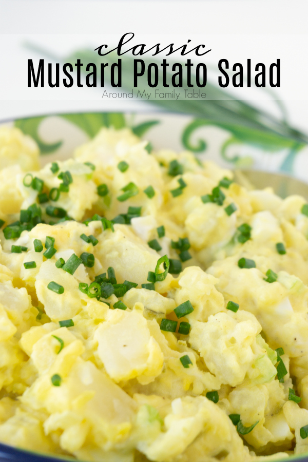 200g charlotte potatoes, cut into bitesize pieces 1 sweetcorn cob, kernels cut away 160g frozen peas 1 tbsp wholegrain mustard 50g fresh white breadcrumbs 2 plaice fillets, from the fish counter, skinned 2 tsp plain flour, seasoned 3. Mustard Potato Salad Ideas : Mustard Potato Salad with Egg - Around My Family Table