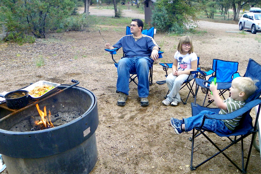 family camping