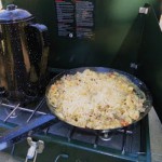 Egg and Sausage Scramble for Camping