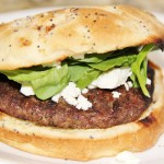 Burgers with Feta & Spinach