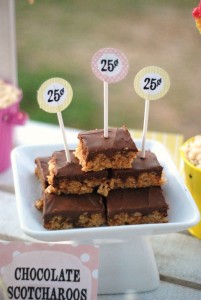 I got permission to share our family's secret recipe for Grandma's Chocolate Scotcharoos.