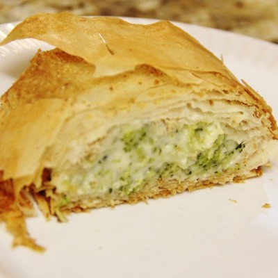 Broccoli Cheese Strudel