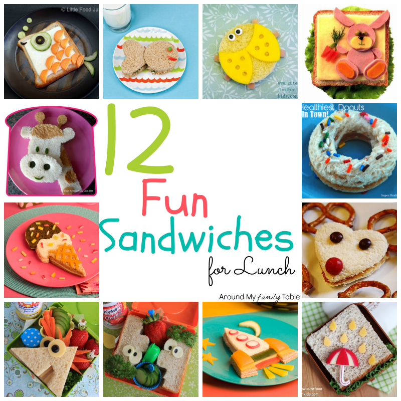 12 Fun Lunchbox Sandwiches