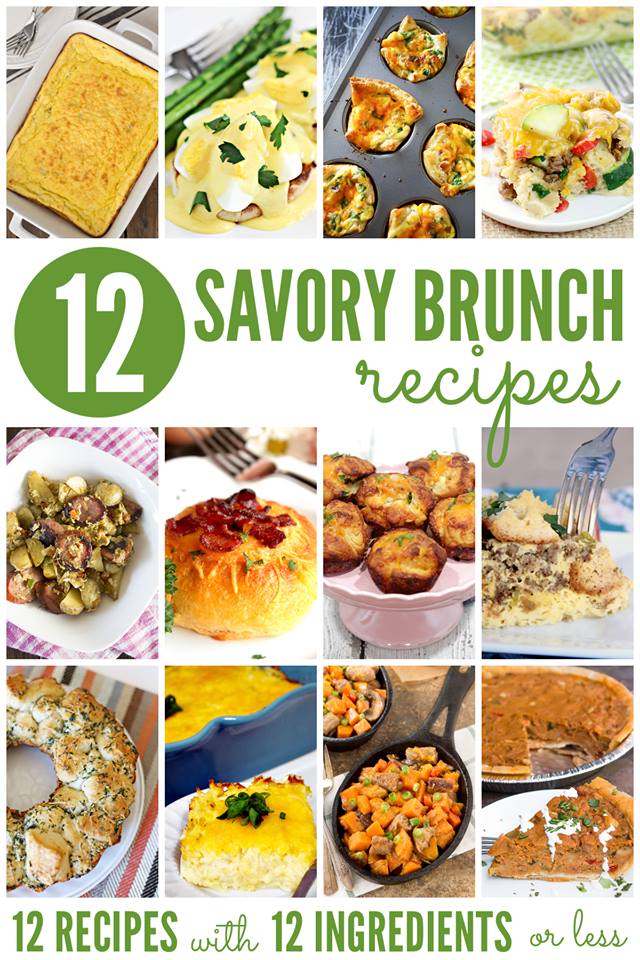 12 delicious Brunch Recipes that are perfect for lazy weekends or a party!