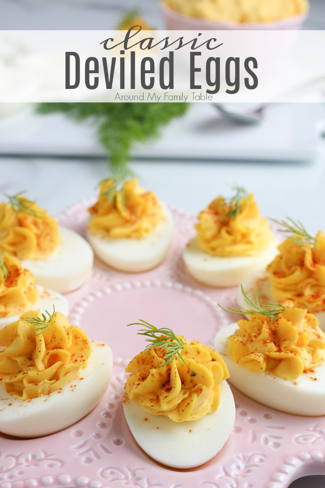 Deviled Eggs titled image (and shown) Classic Deviled Eggs