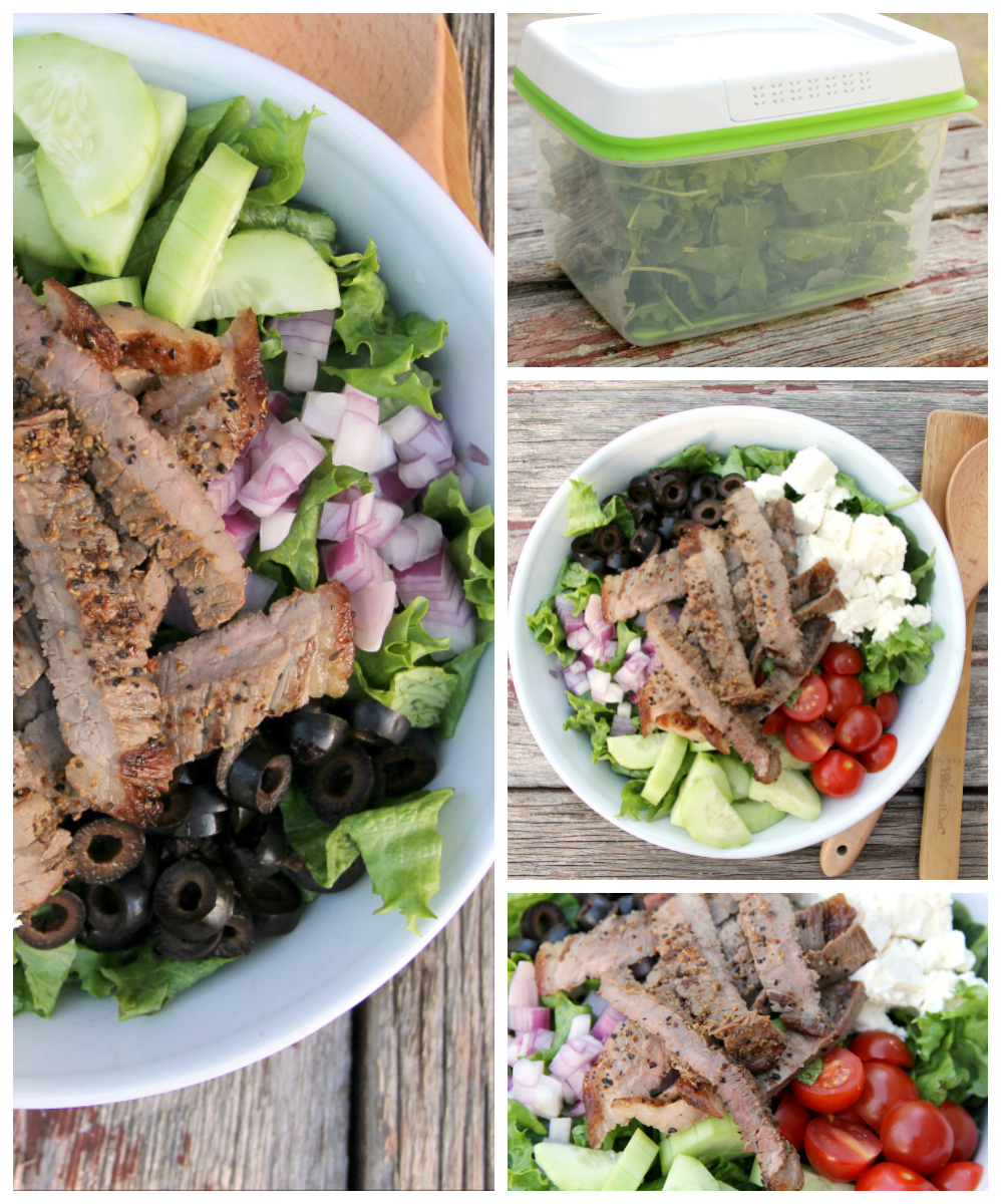 Summer is coming fast so this Steak and Feta Salad is going on my summer menu list! 