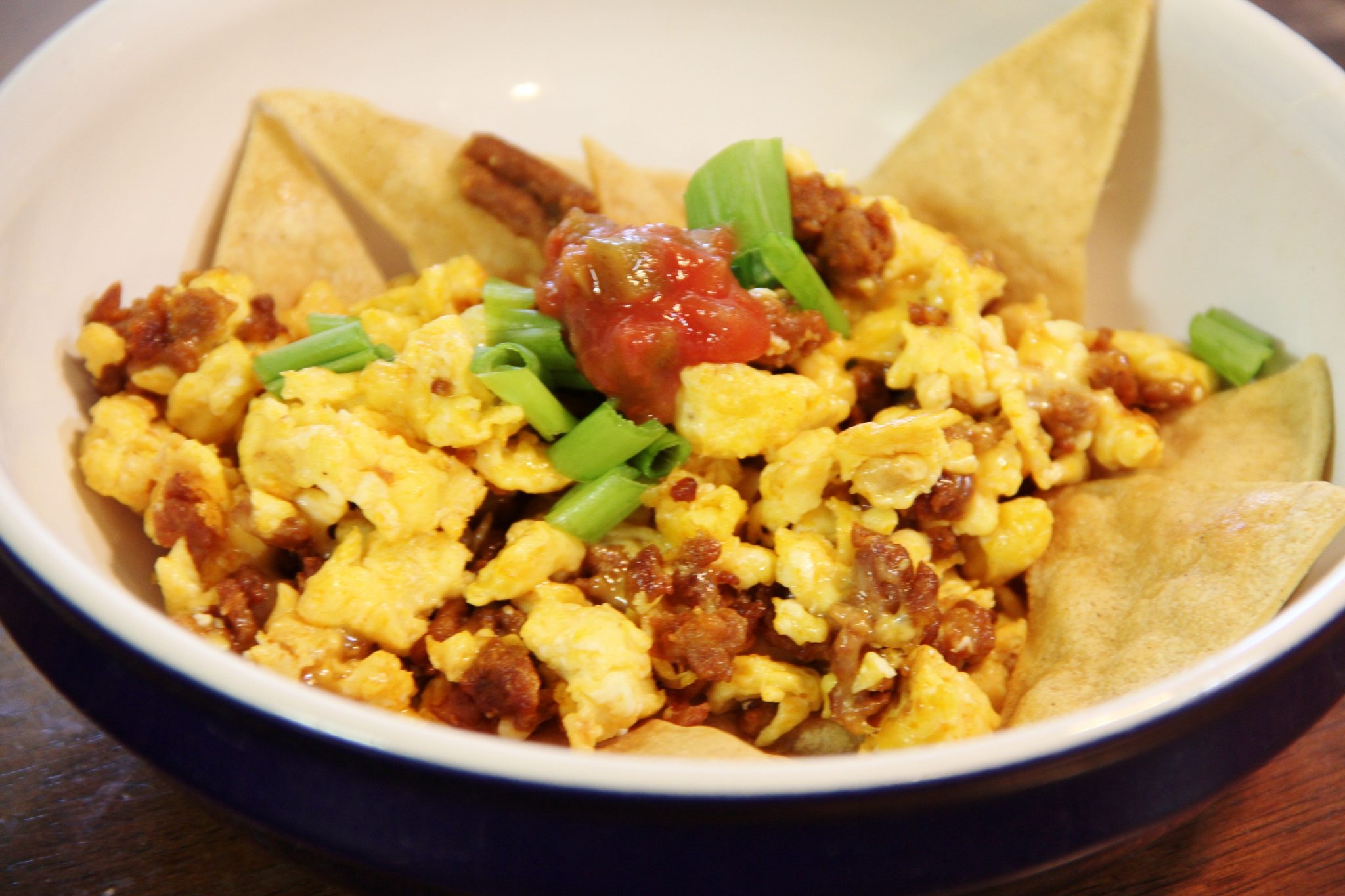 Breakfast Nachos Around My Family Table