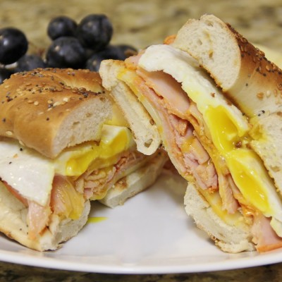 Capicola Ham and Egg Sandwich