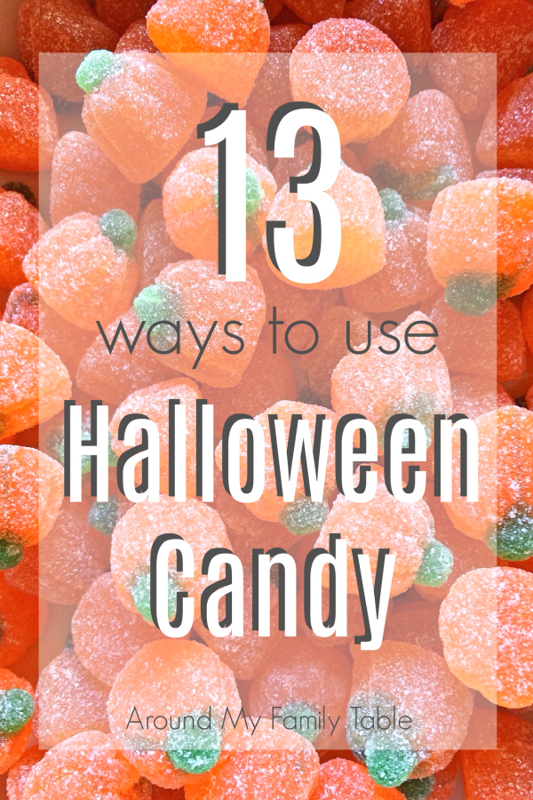 Wondering what to do with leftover Halloween candy?  I've got 13 ways to use up Halloween candy that won't put you on a sugar high.