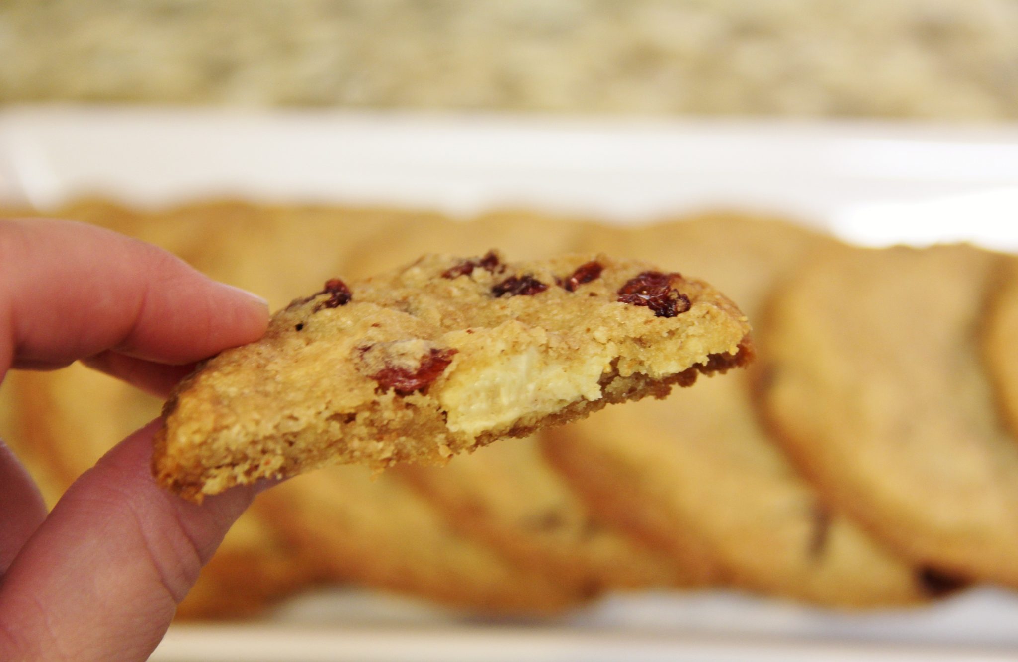 Cranberry White Chocolate Cookies