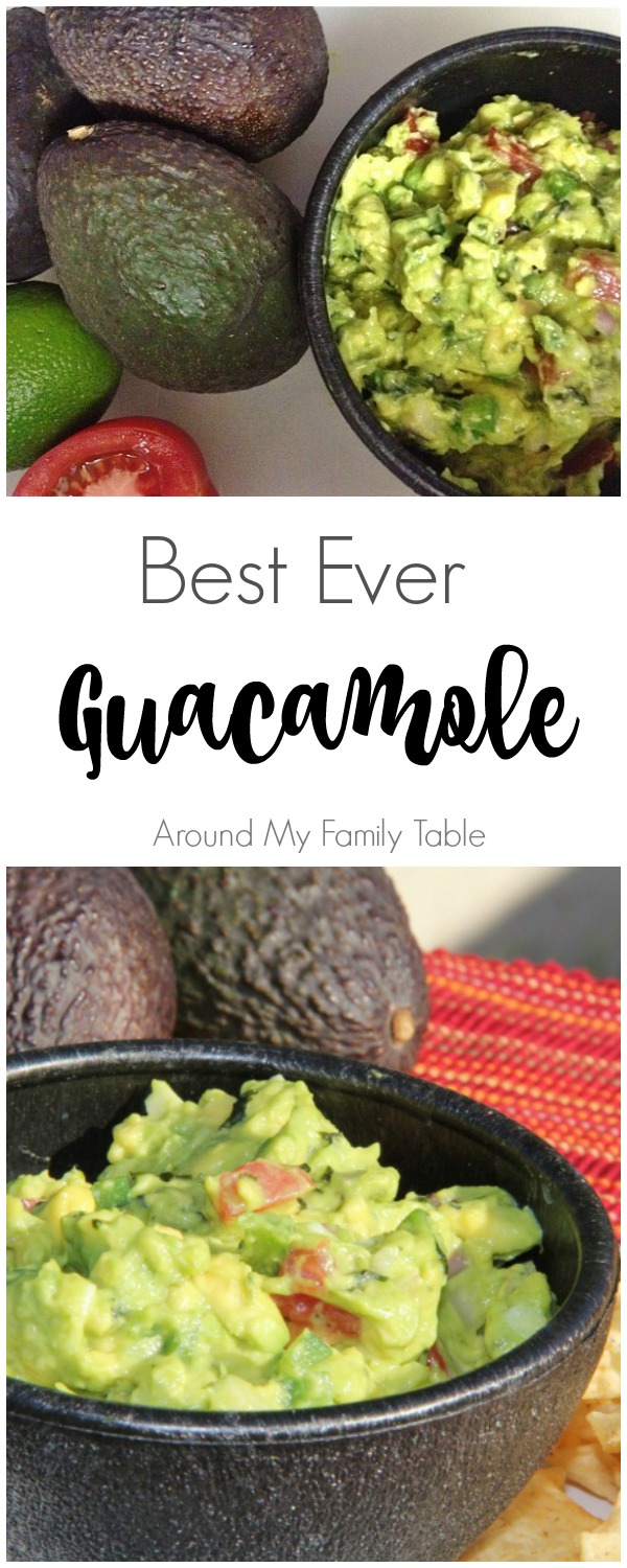 This easy guacamole recipe makes the best guacamole I've ever tasted!